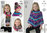 King Cole 4242 Knitting Pattern Poncho, Snood, Scarf and Hat in King Cole Big Value Chunky