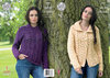 King Cole 4361 Knitting Pattern Cardigan and Sweater in Big Value Super Chunky
