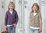 King Cole 4434 Knitting Pattern Cardigans in King Cole Big Value Aran