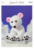 James C Brett JB326 Knitting Pattern Childrens Polar Bear Toy in James C Brett Icicle Chunky