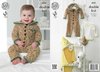 King Cole 4231 Knitting Pattern Baby Set in Cuddles DK, Cuddles Multi DK & Big Value Baby DK