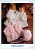 Stylecraft 4003 Knitting Pattern Baby Jacket, Bonnet and Helmet in Stylecraft Wondersoft DK