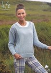Stylecraft 9024 Knitting Pattern Ladies Sweater in Life DK