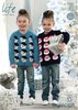 Stylecraft 9031 Knitting Pattern Childrens Christmas Sweater in Life DK