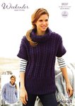 Stylecraft 9037 Knitting Pattern Sweater and Tunic in Weekender Super Chunky