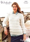 Stylecraft 9039 Knitting Pattern Ladies Sweater in Weekender Super Chunky