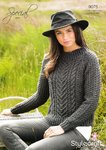 Stylecraft 9075 Knitting Pattern Ladies Sweater in Special Aran