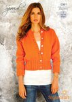 Stylecraft 9081 Knitting Pattern Ladies Cardigan and Mens Sweater in Special Chunky