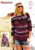 Stylecraft 9082 Knitting Pattern Girls and Ladies Sweaters in Carnival and Special Chunky