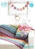Stylecraft 9091 Crochet Pattern Blanket, Cushion Cover and Bunting in Life DK