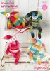 Stylecraft 9161 Crochet Pattern Rabbit Toy and Blanket in Wondersoft Merry Go Round DK