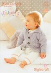 Stylecraft 9154 Knitting Pattern Baby Coats Jackets in Wondersoft and Lullaby DK