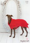 Stylecraft 9180 Knitting Pattern Cabled Dog Coat in Life Chunky