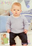 Stylecraft 9176 Knitting Pattern Baby Jumpers in Lullaby DK