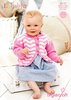 Stylecraft 9170 Knitting Pattern Baby Cardigan and Jumper in Lullaby DK