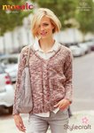 Stylecraft 9202 Knitting Pattern Travelling Cable V Neck Jumper in Mosaic Super Chunky