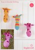 Stylecraft 9217 Crochet Pattern Giraffe Heads in Merry Go Round DK, Life DK and Special DK