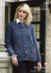 Stylecraft 8452 Knitting Pattern Ladies Jacket Life Super Chunky