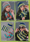 Stylecraft 8763 Crochet Pattern Beanie Hat and Cowl in Stylecraft Classique Cotton