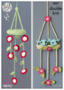 King Cole 9037 Crochet Pattern Baby Mobiles to crochet in King Cole Bamboo Cotton DK