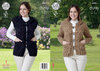 King Cole 4423 Knitting Pattern Jacket and Gilet in King Cole Chunky Tweed