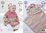 King Cole 4513 Knitting Pattern Baby Sweater, Cardigan and Blanket to knit in Cherish DK