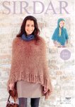 Sirdar 7807 Knitting Pattern Ladies and Girls Poncho to knit in Sirdar Touch