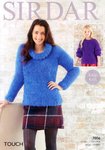 Sirdar 7806 Knitting Pattern Ladies and Girls Sweaters in Sirdar Touch