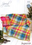 Stylecraft 9255 Crochet Pattern Blanket and Cushion Cover in Stylecraft Special DK