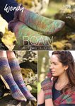 Wendy 5795 Knitting Pattern Long and Short Socks, Textured and Plain Mitts in Roam Fusion 4ply
