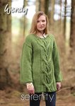 Wendy 5837 Knitting Pattern Ladies Cable Tunic in Wendy Serenity Chunky