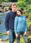 Wendy 5850 Knitting Pattern Unisex Sweater in Mode Chunky