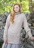 Wendy 5867 Knitting Pattern Ladies Tunic and Sweater in Aran with Wool