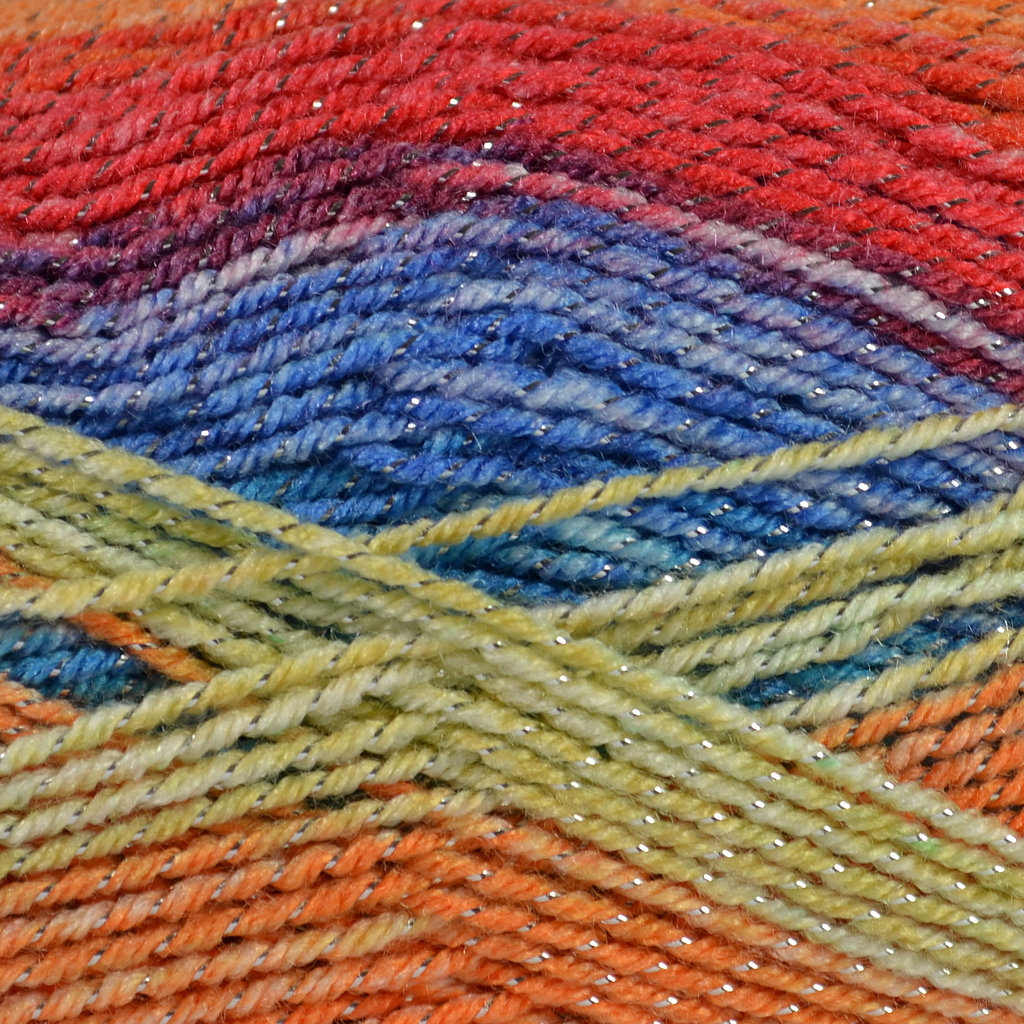 King Cole Shine DK Knitting Yarn avec glitter Metallic Thread 1799 