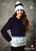 Stylecraft 9308 Knitting Pattern Womens Snowflake Christmas Jumper and Hat in Stylecraft Special DK