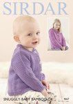 Sirdar 4667 Knitting Pattern Baby Childrens Cardigans in Snuggly Baby Bamboo DK