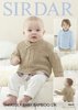Sirdar 4664 Knitting Pattern Baby Childrens Sweaters in Sirdar Snuggly Baby Bamboo DK