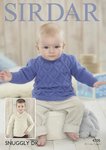 Sirdar 4705 Knitting Patttern Baby Boys Sweaters in Sirdar Snuggly DK