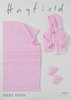 Sirdar 4680 Knitting Pattern Baby Jacket, Bootees and Blanket in Hayfield Baby Aran