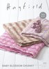 Sirdar 4676 Knitting Pattern Easy Knit Baby Blankets in Hayfield Baby Blossom Chunky