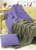 Sirdar 7792 Knitting Pattern Blankets and Cushion Cover in Hayfield Bonus Aran Tweed