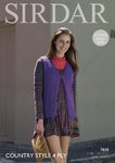 Sirdar 7838 Knitting Pattern Womens Waistcoat in Sirdar Country Style 4 Ply