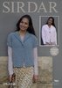 Sirdar 7866 Knitting Pattern Womens Short and Long Sleeved Jackets in Sirdar Smudge