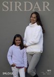 Sirdar 7870 Knitting Pattern Womens Girls Round & Cowl Neck Sweaters in Sirdar Smudge