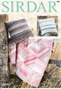 Sirdar 7882 Knitting Pattern Throw and Cushion Covers in Sirdar Aura Chunky