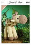James C Brett JB401 Crochet Pattern Sunshine The Giraffe Toy in James C Brett Flutterby Chunky