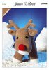 James C Brett JB405 Crochet Pattern Rudolf The Reindeer Toy in James C Brett Flutterby Chunky