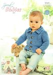 Stylecraft 9345 Knitting Pattern Baby Childrens Cardigans and Hat in Stylecraft Special