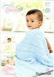 Stylecraft 9348 Knitting Pattern Baby Blankets in Stylecraft Special for Babies Chunky