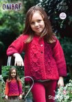 Stylecraft 9253 Knitting Pattern Girls Sweater and Jacket in Stylecraft Ombre Aran